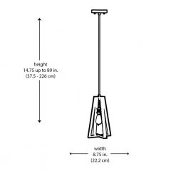 Gatlin 1-Light Oil Rubbed Bronze Hanging Mini Kitchen Pendant Light with Metal Shade by Bel Air Lighting -GlowNest Shop rubbed oil bronze bel air lighting pendant lights pnd 1093 77 1000