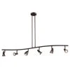 Stingray 4 ft. 6-Light Rubbed Oil Bronze Track Lighting Kit by Bel Air Lighting -GlowNest Shop rubbed oil bronze bel air lighting track lighting kits w 466 6 rob 64 1000
