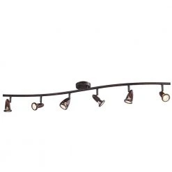 Stingray 4 ft. 6-Light Rubbed Oil Bronze Track Lighting Kit by Bel Air Lighting -GlowNest Shop rubbed oil bronze bel air lighting track lighting kits w 466 6 rob c3 1000