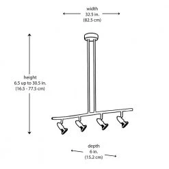 Stingray 2.7 ft. 4-Light Rubbed Oil Bronze Track Lighting Kit by Bel Air Lighting -GlowNest Shop rubbed oil bronze bel air lighting track lighting kits w 466 rob 77 1000