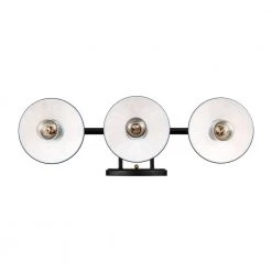 Griswald 3-Light Oil Rubbed Bronze Bathroom Vanity Light Fixture with Metal Shades by Bel Air Lighting -GlowNest Shop rubbed oil bronze bel air lighting vanity lighting 20513 rob 1f 1000