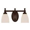 2-Light Rubbed Oil Bronze Bathroom Vanity Light Fixture with Opal Glass Shades by Bel Air Lighting 2 2-Light Rubbed Oil Bronze Bathroom Vanity Light Fixture with Opal Glass Shades by Bel Air Lighting -GlowNest Shop rubbed oil bronze bel air lighting vanity lighting 238563 64 1000