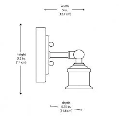 Underwood 1-Light Oil Rubbed Bronze Wall Sconce Light Fixture by Bel Air Lighting -GlowNest Shop rubbed oil bronze bel air lighting vanity lighting 70841 rob 40 1000