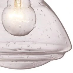 33.75 in. 4-Light Oil Rubbed Bronze Bathroom Vanity Light Fixture with Seeded Glass Schoolhouse Shades by Bel Air Lighting -GlowNest Shop rubbed oil bronze bel air lighting vanity lighting 71624 rob c3 1000