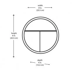 Well 8 in. 1-Light Rust Round Bulkhead Outdoor Wall Light with Ribbed Glass Shade by Bel Air Lighting -GlowNest Shop rust bel air lighting bulkhead lights 4120 rt c3 1000