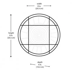 Aria 8 in. 1-Light Rust Round Bulkhead Outdoor Wall Light with Frosted Glass by Bel Air Lighting 13 Aria 8 in. 1-Light Rust Round Bulkhead Outdoor Wall Light with Frosted Glass by Bel Air Lighting -GlowNest Shop rust bel air lighting bulkhead lights 41505 rt 77 1000