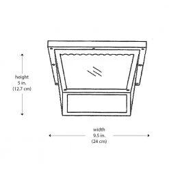 Samantha 2-Light Rust Outdoor Flush Mount Ceiling Light with Frosted Glass by Bel Air Lighting -GlowNest Shop rust bel air lighting outdoor flush mount lights 4902 rt c3 1000