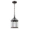 Wentworth 1-Light Rust Hanging Outdoor Pendant Light with Clear Glass by Bel Air Lighting -GlowNest Shop rust bel air lighting outdoor pendant lights 4183 rt 64 1000