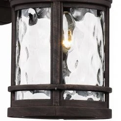 Boardwalk 16.25 in. 1-Light Rust Outdoor Wall Light Sconce Lantern with Water Glass by Bel Air Lighting 11 Boardwalk 16.25 in. 1-Light Rust Outdoor Wall Light Sconce Lantern with Water Glass by Bel Air Lighting -GlowNest Shop rust bel air lighting outdoor sconces 40371 rt 4f 1000