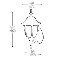 Hamilton 19 in. 1-Light Rust Outdoor Wall Light Coach Lantern with Opal Glass by Bel Air Lighting -GlowNest Shop rust bel air lighting outdoor sconces 4041 rt c3 1000