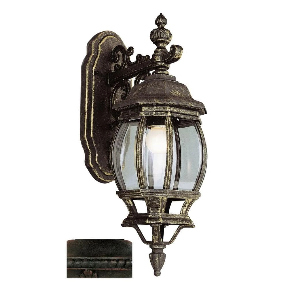 Francisco 1-Light Rust Outdoor Wall Light Sconce Lantern with Clear Glass by Bel Air Lighting 3 Francisco 1-Light Rust Outdoor Wall Light Sconce Lantern with Clear Glass by Bel Air Lighting