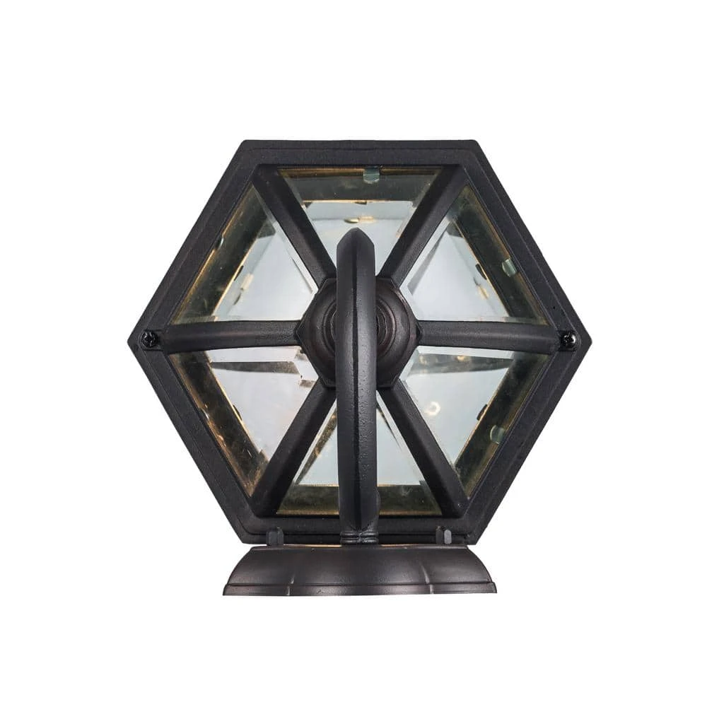 Wentworth 1-Light Large Rust Outdoor Wall Light Sconce Lantern with Clear Glass by Bel Air Lighting 6 Wentworth 1-Light Large Rust Outdoor Wall Light Sconce Lantern with Clear Glass by Bel Air Lighting - Image 4