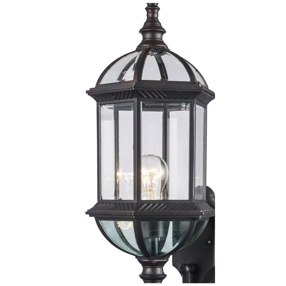 Wentworth 1-Light Large Rust Outdoor Wall Light Sconce Lantern with Clear Glass by Bel Air Lighting 10 Wentworth 1-Light Large Rust Outdoor Wall Light Sconce Lantern with Clear Glass by Bel Air Lighting - Image 8