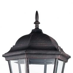 San Rafael 1-Light Rust Outdoor Wall Light Coach Lantern with Clear Glass by Bel Air Lighting -GlowNest Shop rust bel air lighting outdoor sconces 4250 rt 4f 1000
