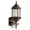 Josephine 26 in. 1-Light Rust Outdoor Wall Light Coach Lantern with Clear Glass by Bel Air Lighting -GlowNest Shop rust bel air lighting outdoor sconces 4351 rt 64 1000