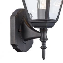 Argyle 1-Light Rust Outdoor Wall Light Coach Lantern with Clear Glass by Bel Air Lighting -GlowNest Shop rust bel air lighting outdoor sconces 4412 rt 1f 1000