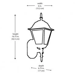 Argyle 1-Light Rust Outdoor Wall Light Coach Lantern with Clear Glass by Bel Air Lighting -GlowNest Shop rust bel air lighting outdoor sconces 4412 rt 77 1000