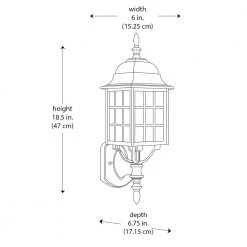 San Gabriel 1-Light Rust Outdoor Wall Light Coach Lantern with Frosted Glass by Bel Air Lighting -GlowNest Shop rust bel air lighting outdoor sconces 4420 rt 1f 1000