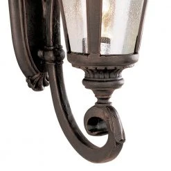 Commons 1-Light Rust Outdoor Wall Light Coach Lantern with Seeded Glass by Bel Air Lighting -GlowNest Shop rust bel air lighting outdoor sconces 5040 rt 44 1000