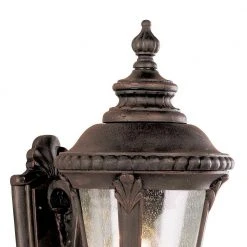 Commons 1-Light Rust Outdoor Wall Light Coach Lantern with Seeded Glass by Bel Air Lighting -GlowNest Shop rust bel air lighting outdoor sconces 5040 rt 4f 1000