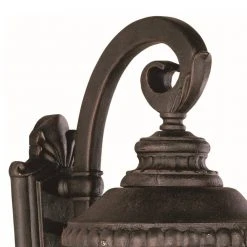 Commons 1-Light Rust Outdoor Wall Light Sconce Lantern with Seeded Glass by Bel Air Lighting -GlowNest Shop rust bel air lighting outdoor sconces 5043 rt 1f 1000