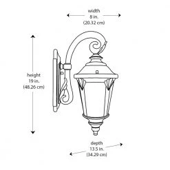Commons 1-Light Rust Outdoor Wall Light Sconce Lantern with Seeded Glass by Bel Air Lighting -GlowNest Shop rust bel air lighting outdoor sconces 5043 rt c3 1000