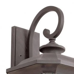 San Miguel 12.5 in. 1-Light Rust Outdoor Wall Light Sconce Lantern with Tea Stained Glass by Bel Air Lighting -GlowNest Shop rust bel air lighting outdoor sconces 5820 rt c3 1000