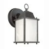 Patrician 1-Light CFL Rust Outdoor Wall Light Sconce Lantern with Frosted Glass by Bel Air Lighting -GlowNest Shop rust bel air lighting outdoor sconces pl 40455 rt 64 1000