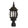 Parsons 1-Light Rust Outdoor Lamp Lantern Mount with Clear Glass by Bel Air Lighting -GlowNest Shop rust bel air lighting post lanterns 4060 rt 64 1000