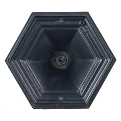 Wentworth 1-Light Rust Outdoor Lamp Post Lantern Mount with Clear Glass by Bel Air Lighting -GlowNest Shop rust bel air lighting post lanterns 4182 rt 1d 1000