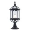 Wentworth 1-Light Rust Outdoor Lamp Post Lantern Mount with Clear Glass by Bel Air Lighting -GlowNest Shop rust bel air lighting post lanterns 4182 rt 64 1000