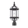 Wentworth 1-Light Rust Outdoor Lamp Post Lantern Mount with Clear Glass by Bel Air Lighting 2 Wentworth 1-Light Rust Outdoor Lamp Post Lantern Mount with Clear Glass by Bel Air Lighting -GlowNest Shop rust bel air lighting post lanterns 4186 rt 64 1000