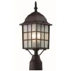 San Gabriel 1-Light Rust Outdoor Lamp Post Lantern Mount with Frosted Glass by Bel Air Lighting 2 San Gabriel 1-Light Rust Outdoor Lamp Post Lantern Mount with Frosted Glass by Bel Air Lighting -GlowNest Shop rust bel air lighting post lanterns 4421 rt 64 1000