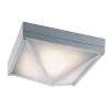 Harland 12.5 in. 1-Light Silver Outdoor Flush Mount Ceiling Light with Frosted Glass by Bel Air Lighting -GlowNest Shop silver bel air lighting outdoor flush mount lights 43303 sl 64 1000