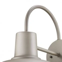 Tacoma 1-Light Silver Barn Farmhouse Outdoor Wall Light Sconce by Bel Air Lighting -GlowNest Shop silver bel air lighting outdoor sconces 50330 sl 1f 1000