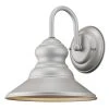 1-Light Silver Outdoor Barn Farmhouse Wall Light Sconce by Bel Air Lighting
