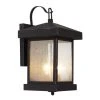 Santa Cruz 2-Light Weathered Bronze Outdoor Wall Light Sconce Lantern with Seeded Glass by Bel Air Lighting -GlowNest Shop weather bronze bel air lighting outdoor sconces 45641 wb 64 1000