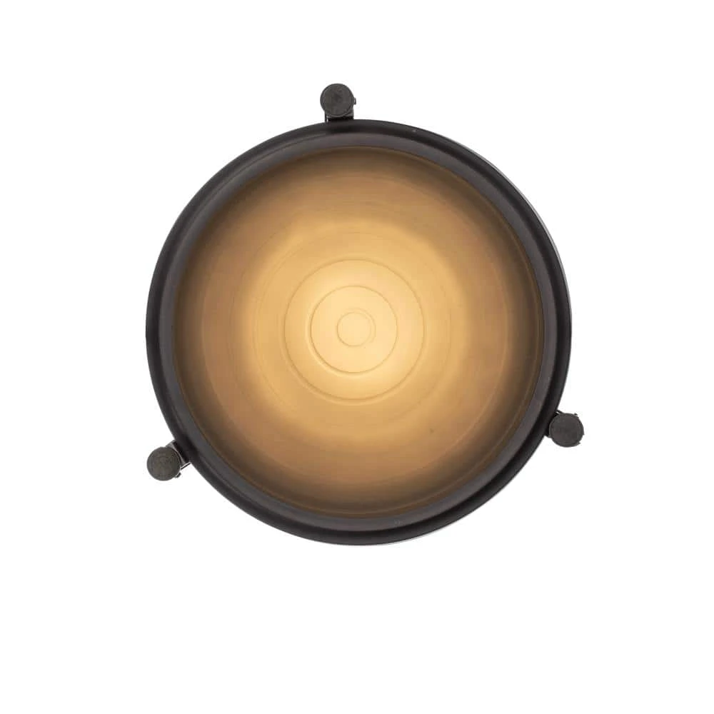 Performance 13 in. 1-Light Weathered Bronze Hanging Kitchen Pendant Light with Metal Shade by Bel Air Lighting 6 Performance 13 in. 1-Light Weathered Bronze Hanging Kitchen Pendant Light with Metal Shade by Bel Air Lighting - Image 4