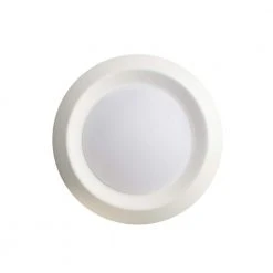 7.5 in. White Integrated LED Flush Mount Kitchen Ceiling Light Fixture (6-Pack) by Bel Air Lighting -GlowNest Shop white bel air lighting flush mount lights 13wdbmz wh 1f 1000