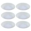 7.5 in. White Integrated LED Flush Mount Kitchen Ceiling Light Fixture (6-Pack) by Bel Air Lighting -GlowNest Shop white bel air lighting flush mount lights 15w6pkbmz wh 64 1000