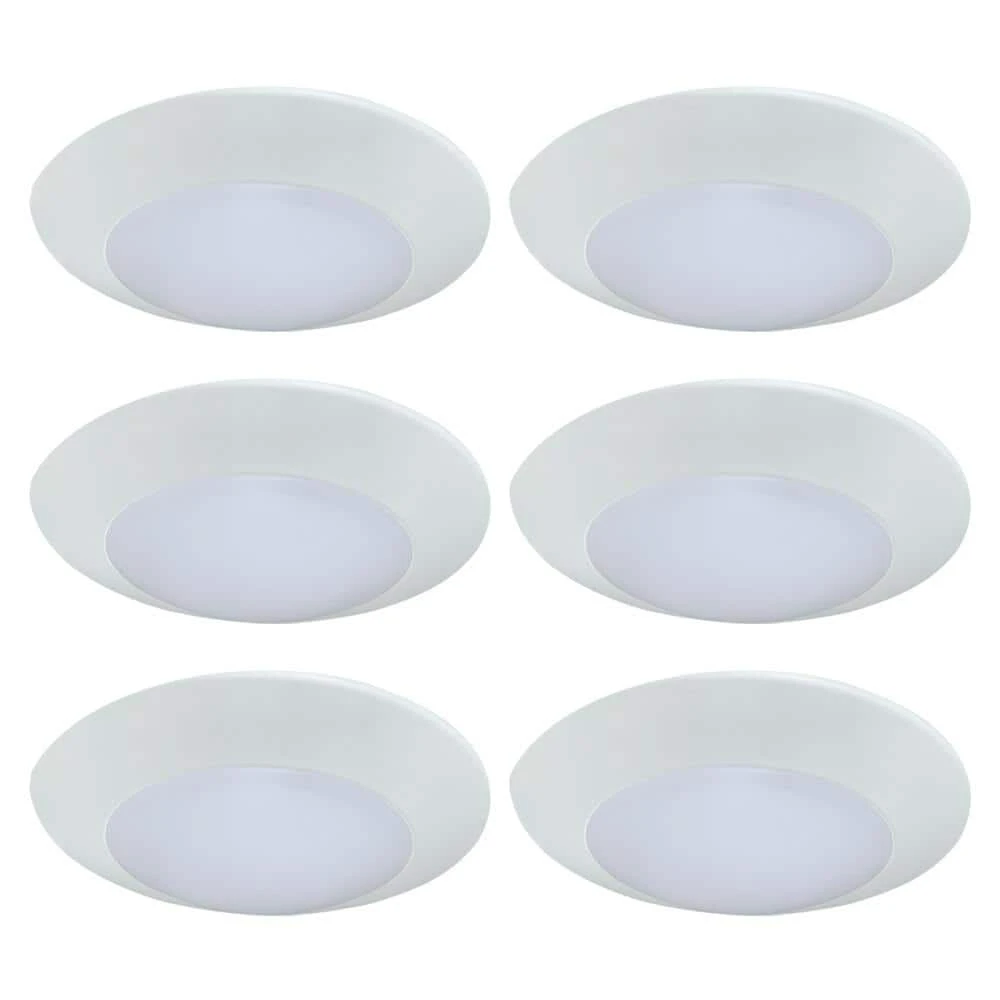 7.5 in. White Integrated LED Flush Mount Kitchen Ceiling Light Fixture (6-Pack) by Bel Air Lighting 2 7.5 in. White Integrated LED Flush Mount Kitchen Ceiling Light Fixture (6-Pack) by Bel Air Lighting