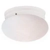 Dash 8 in. 1-Light White Flush Mount Kitchen Ceiling Light Fixture with Marbleized Glass by Bel Air Lighting -GlowNest Shop white bel air lighting flush mount lights 3619 wh 64 1000