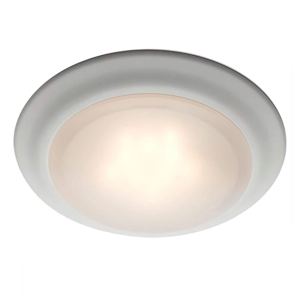 7.5 in. White Integrated LED Ceiling Flush Mount Kitchen Ceiling Light Fixture with Acrylic Shade by Bel Air Lighting 3 7.5 in. White Integrated LED Ceiling Flush Mount Kitchen Ceiling Light Fixture with Acrylic Shade by Bel Air Lighting