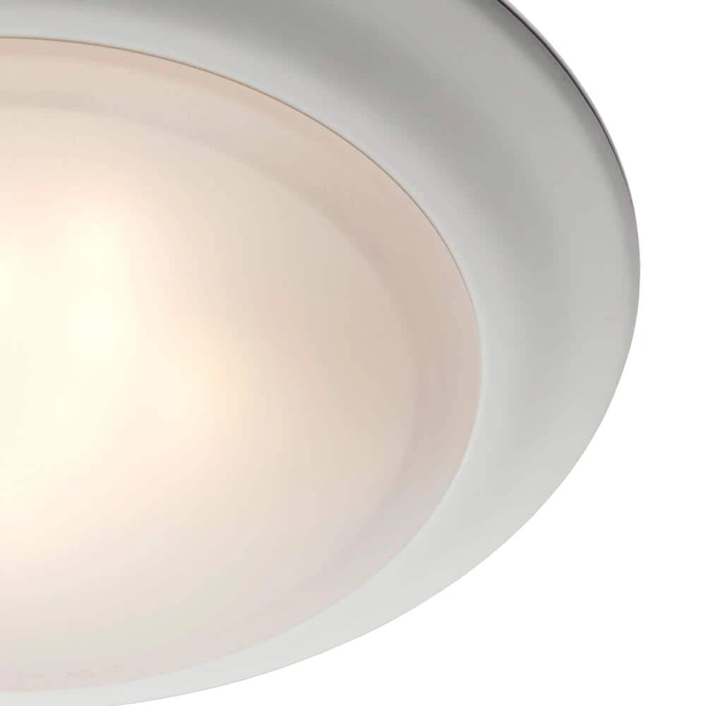 7.5 in. White Integrated LED Ceiling Flush Mount Kitchen Ceiling Light Fixture with Acrylic Shade by Bel Air Lighting 5 7.5 in. White Integrated LED Ceiling Flush Mount Kitchen Ceiling Light Fixture with Acrylic Shade by Bel Air Lighting - Image 3