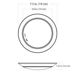 Vanowen 7.5 in. 13-Watt White Integrated LED Flush Mount Kitchen Ceiling Light Fixture by Bel Air Lighting 9 Vanowen 7.5 in. 13-Watt White Integrated LED Flush Mount Kitchen Ceiling Light Fixture by Bel Air Lighting -GlowNest Shop white bel air lighting flush mount lights led 30016 wh 4f 1000