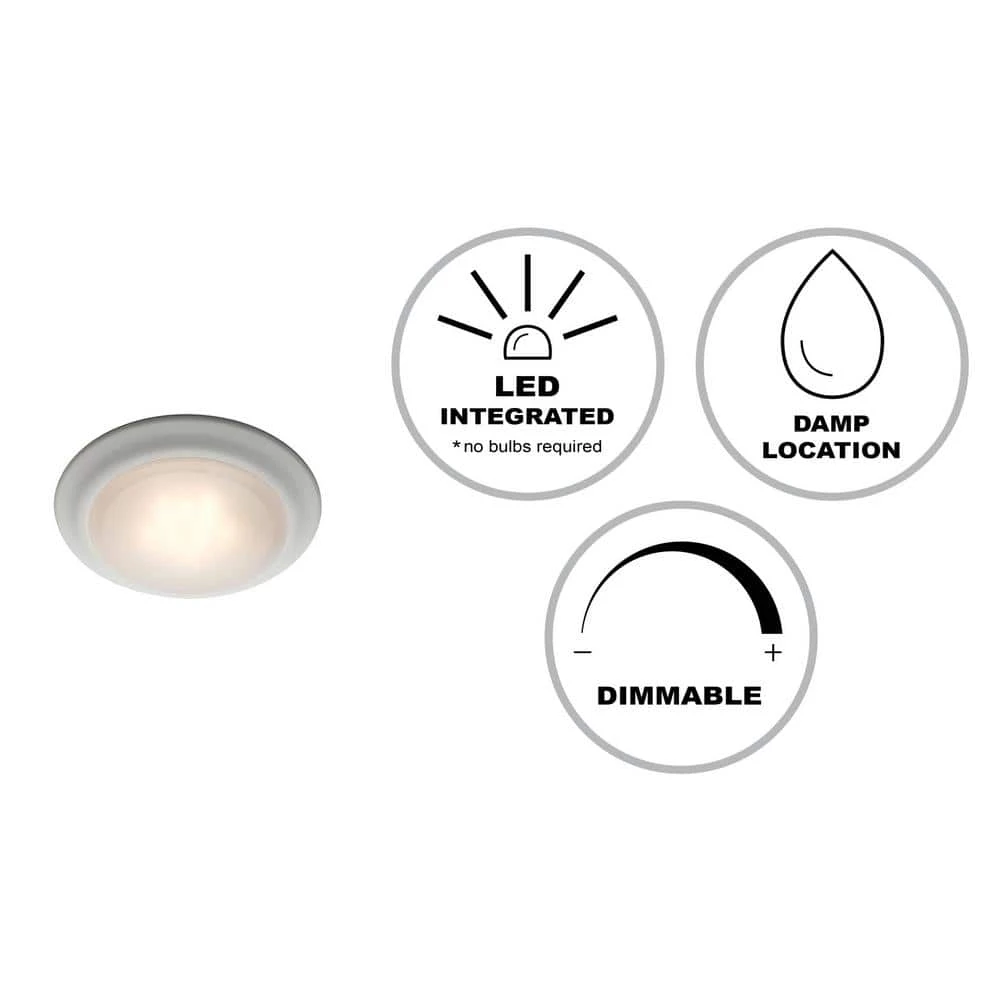 Vanowen 7.5 in. 13-Watt White Integrated LED Flush Mount Kitchen Ceiling Light Fixture by Bel Air Lighting 4 Vanowen 7.5 in. 13-Watt White Integrated LED Flush Mount Kitchen Ceiling Light Fixture by Bel Air Lighting - Image 2