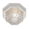 Benkert 9 in. 1-Light White Outdoor Flush Mount Ceiling Light with Frosted Glass by Bel Air Lighting -GlowNest Shop white bel air lighting outdoor flush mount lights 40581 wh 64 1000