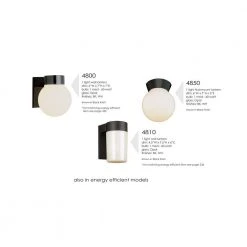 Pershing 6 in. White Outdoor Flush Mount Ceiling Light with Opal Glass Globe Shade by Bel Air Lighting -GlowNest Shop white bel air lighting outdoor flush mount lights 4850 wh d4 1000