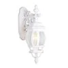 Francisco 1-Light White Outdoor Wall Light Sconce Lantern with Clear Glass by Bel Air Lighting -GlowNest Shop white bel air lighting outdoor sconces 4053 wh 64 1000